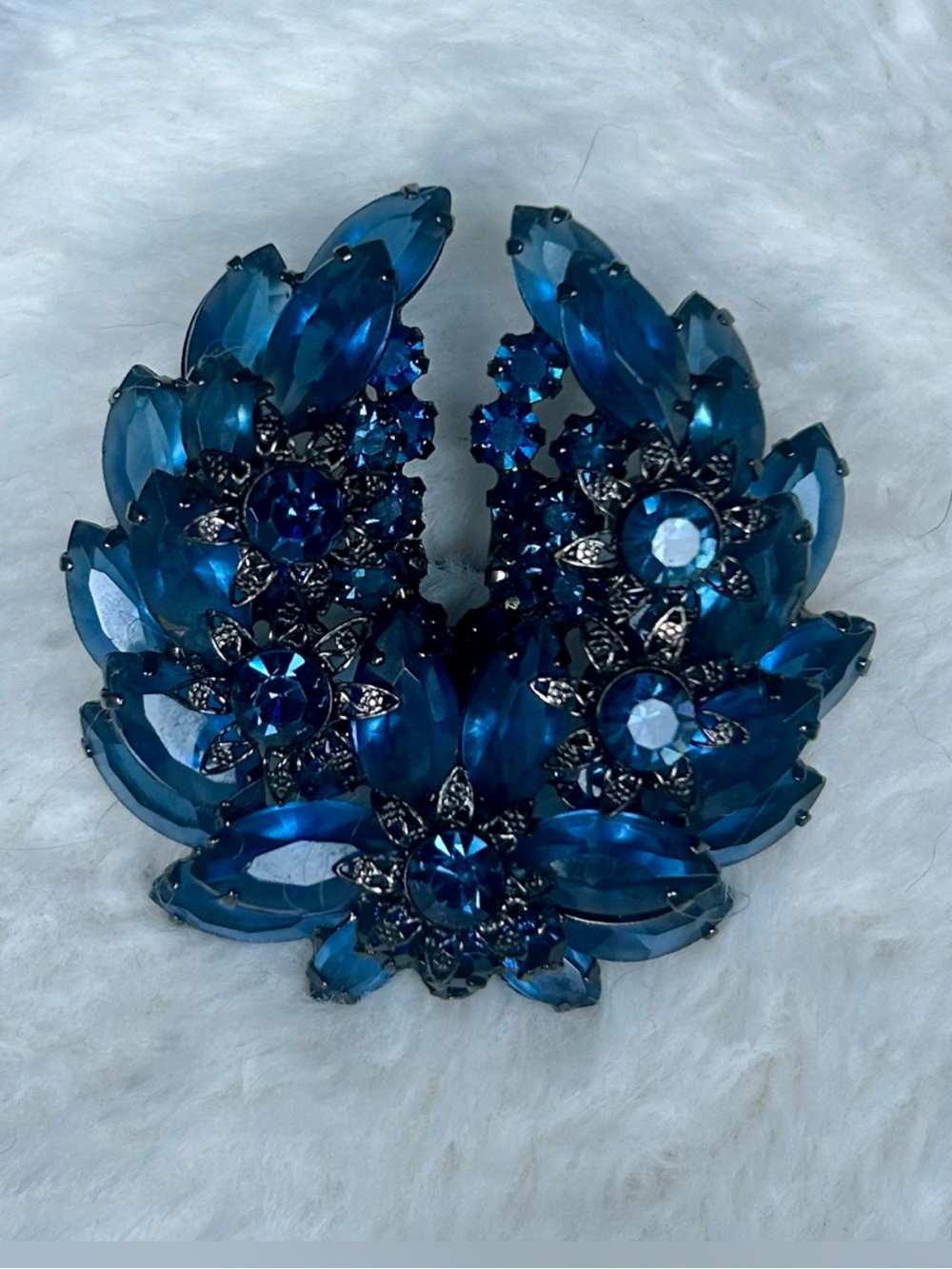 DO NOT BUY HOLD FOR SUNNYBEAR  DeLizza & Elster (Juliana) Cobalt Blue Crystal - Picture 13 of 15